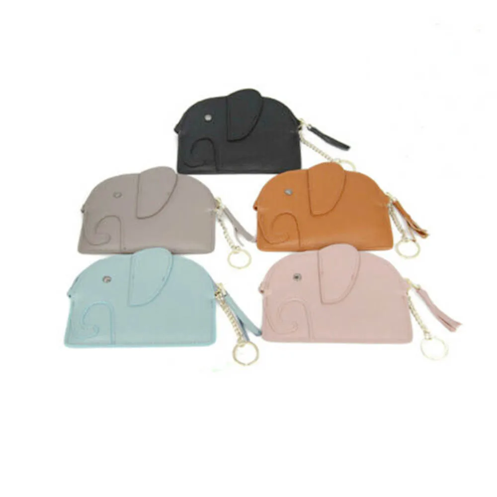 High Quality Custom logo Printing Wallet Women Zipper Mini Pink Wholesale Coin Purse