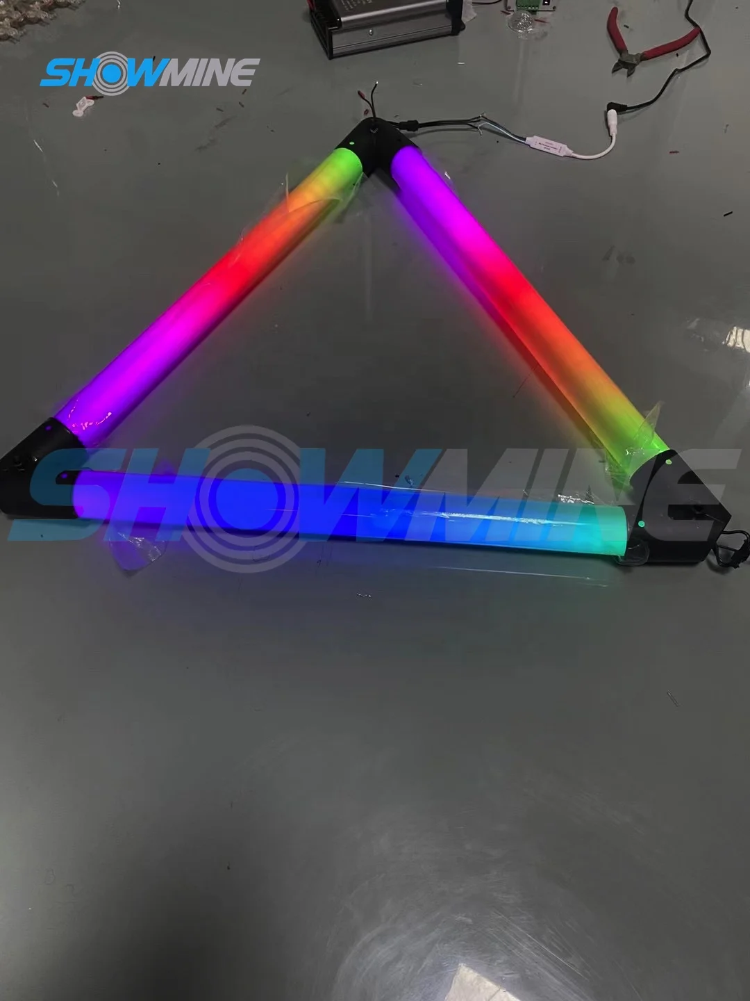Светодиодные цифровые трубки 360 градусов RGB управление приложением облачные защита от дождя 24 В пикселя длина 100