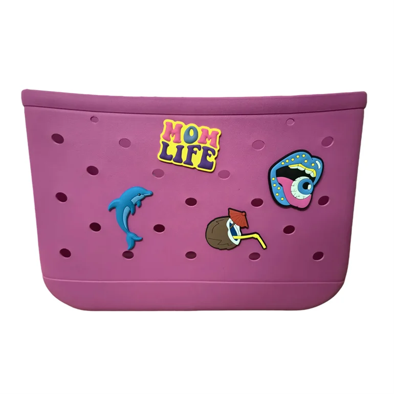 Factory wholesale Latest Design XL large outdoor Plastic hole bag popular EVA beach tote bag