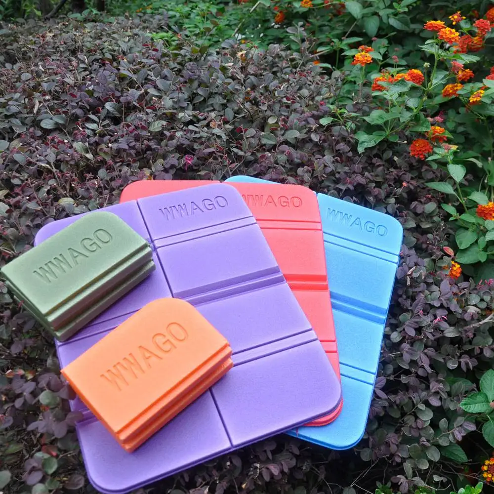 Outdoor 8 Colors Camping Mat XPE Foldable Waterproof Seat Foam Pad Chair Picnic Moisture-proof Mattress Beach Mat Pad