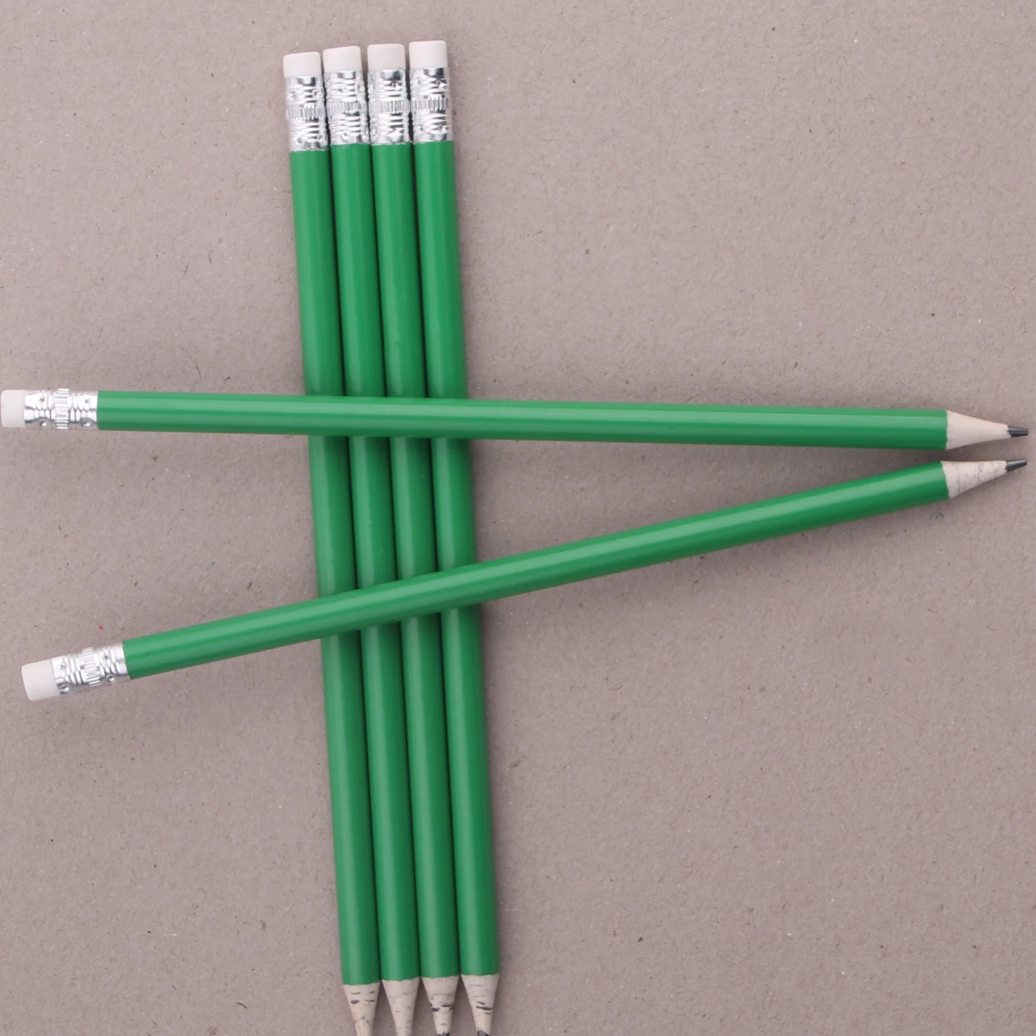 Customized kraft drawing hb pencil paper newspaper recycled cheap paper pencil