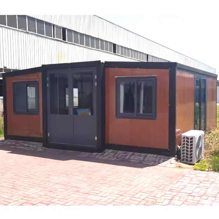 Processing Custom Export Double Wing Folding Box Container Expansion House Prefabricated Building