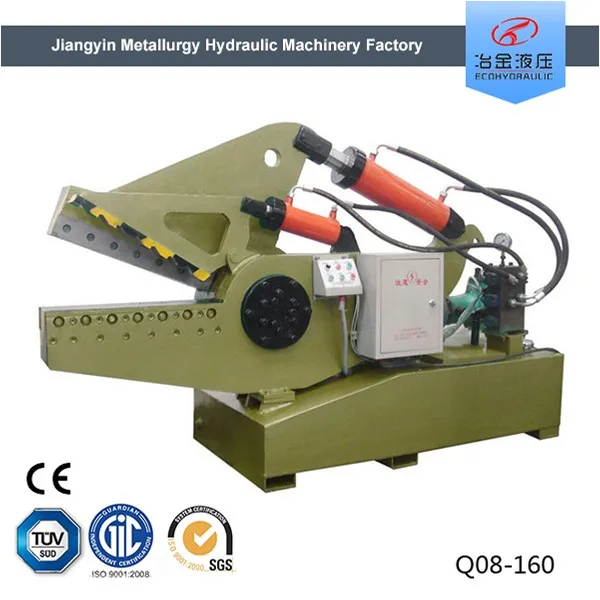 Best price  hydraulic alligator steel scrap shear cutting machine