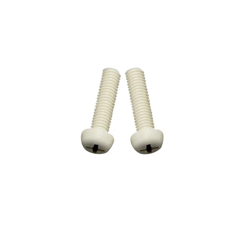 Knurled Head Plastic Screw Metric M4 Knurled Thumb Bolt, Insulated Cross Groove Plastic M4 Thread Fastening Stud
