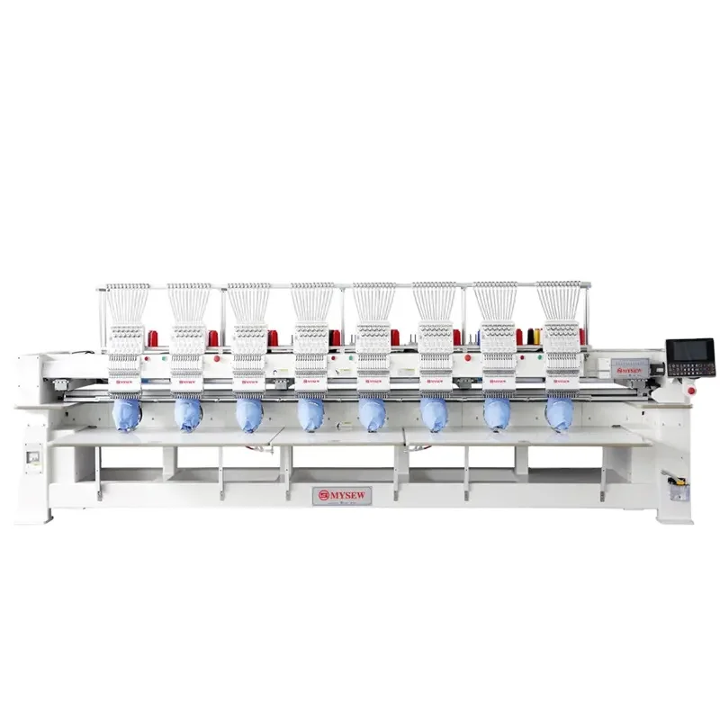 MHS1208H industrial multi needle  8 heads embroidery machine