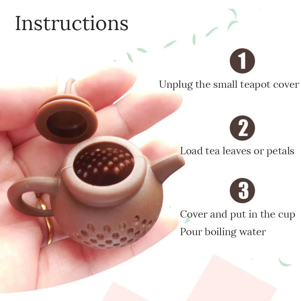 Eco-friendly Small Reusable Tea Filter Straine Accessories Bottle For Kitchen