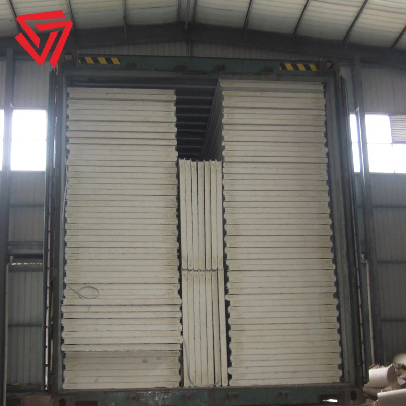galvanized sheet insulated wall Polyurethan foam sandwich wall panel for exterior building wall