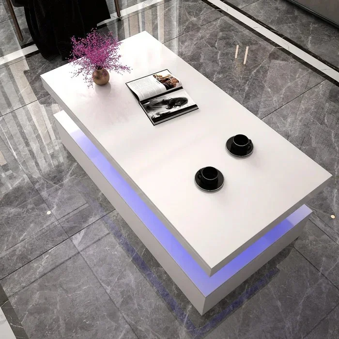 Living Room Home New Italian Minimalist Designer High-Grade Light Luxury Modern Stone Plate Lifting Tea Table coffee table
