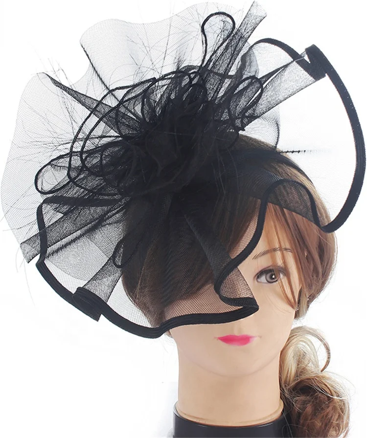 Flower Net Fascinator Headband Wedding Alice band Ladies horse race headband