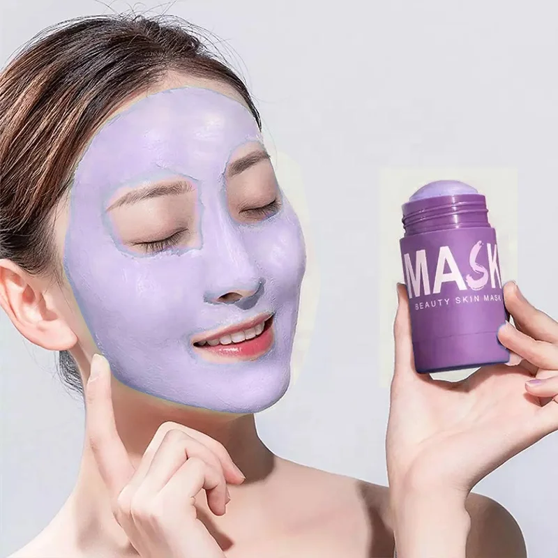 Natural collagen  vitamin c  green tea rose clay mask clay beads weighted eye mask