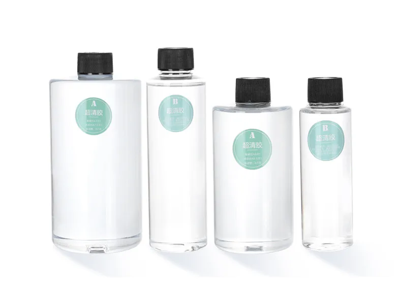 Customized Super Crystal Clear Epoxy Resin UV Stable Epoxy Resin Kit for Wood Table Silicone Molds Jewelry Craft