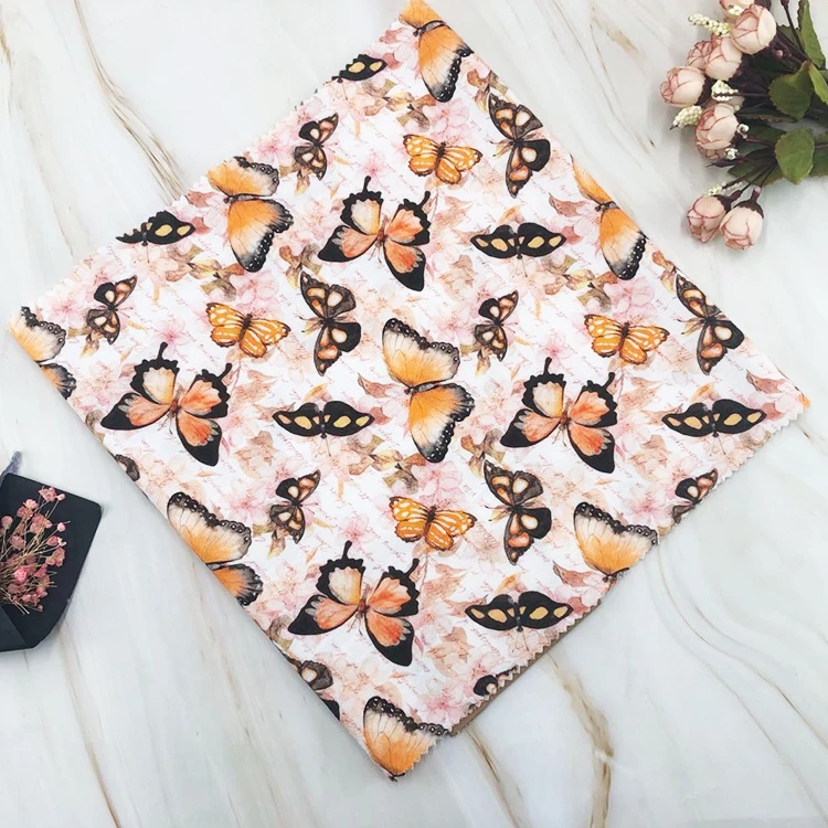 High Quality Custom Ski Cherry Print Fabric 100%Rayon Challis Fabric for Garment