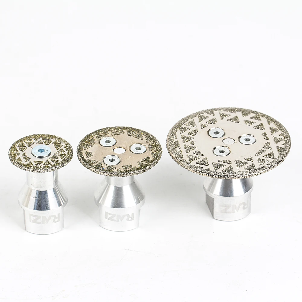 RAIZI pyramid electroplated diamond marble saw cutting blade vanity disc for cutting marble cutting disc3
