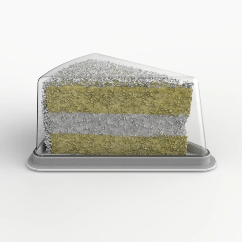 Eco friendly biodegradable customized compostable bagasse tomato clear food sandwich cake packaging blister box tray design