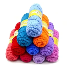 Soft 2mm/100m Colorful Cotton Rope