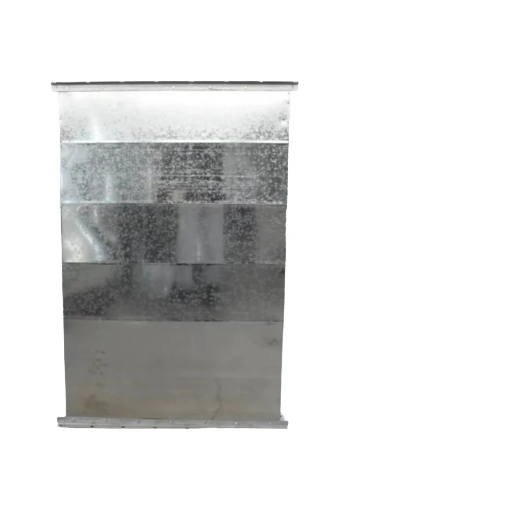 Industrial Galvanized Steel Rectangular Spiral Duct for Outdoor AC Systems for Hospitals Schools Halls Gyms