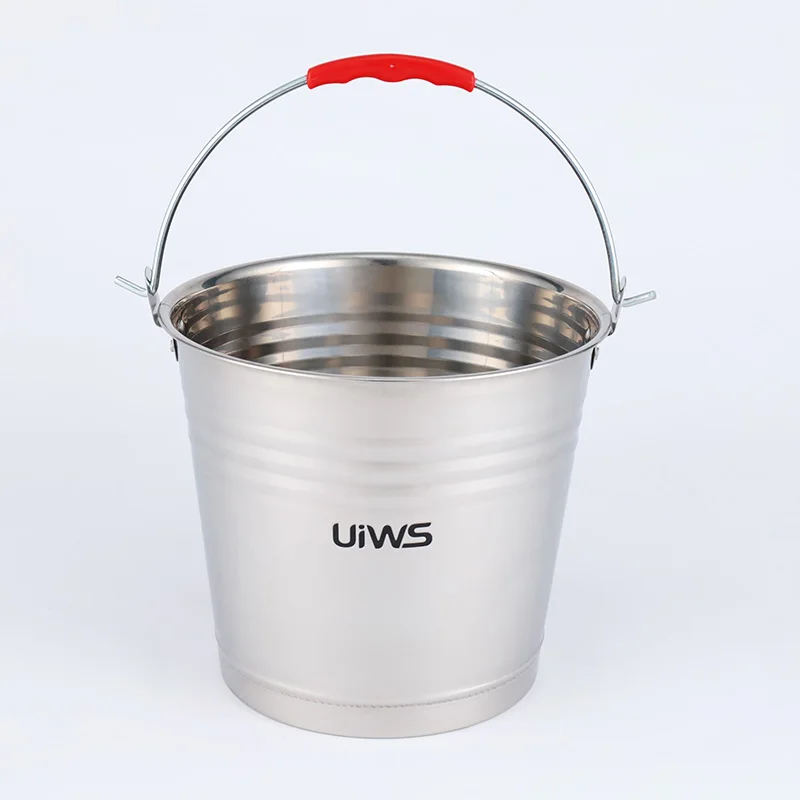 Large capacity 8-20L stainless steel ice bucket multifunctional water /wine bucket for ktv home