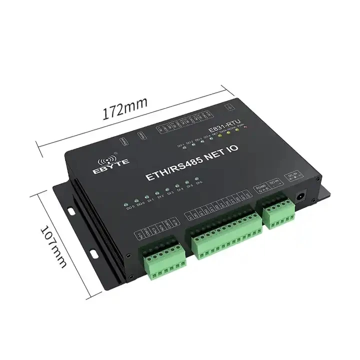 E831-RTU(6060-ETH) Modbus RTU to Modbus TCP Data Acquisition Device DAQ Industrial Iot Gateway modbus rtu to bacnet ip converter