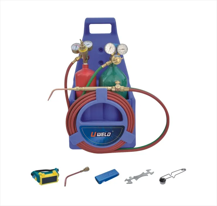 Uweld H-502 Welding and Cutting Kit Multi-fuction Tote Case Journey Man Gas Welding and Cutting Set