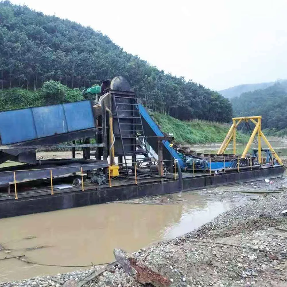 Gold Bucket Chain Diamond Mining Dredger Bucket Chain Dredger For Sand Extraction