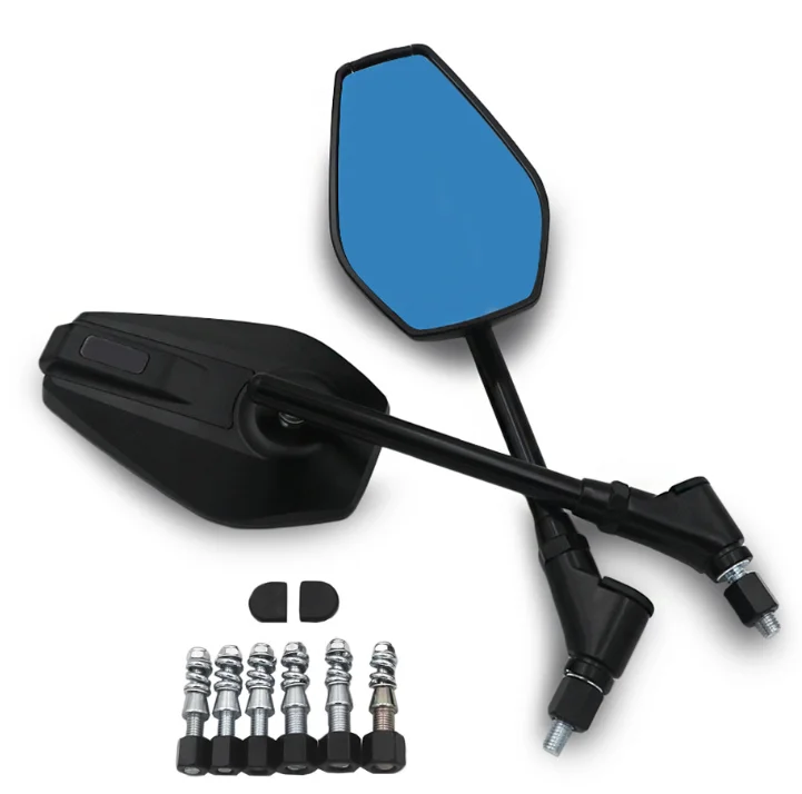Cross Border Motorcycle Handlebar Rear View Mirrors Road Bike Mirror Motorcycle Rearview Mirror