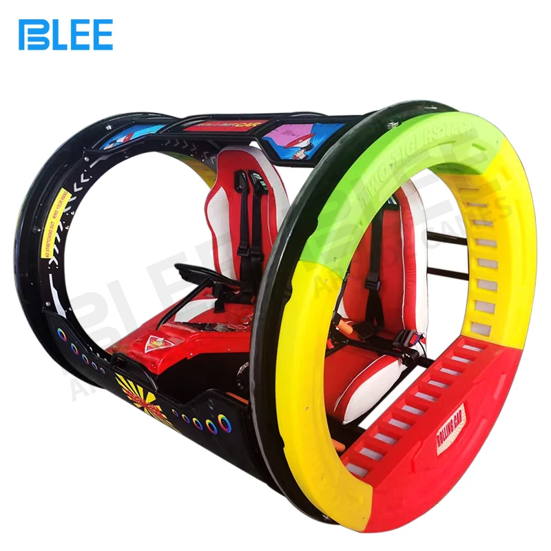 Commercial Outdoor Playground Carnival Happy Car Rolling Machine Easy Fun 360 Degree for Sale