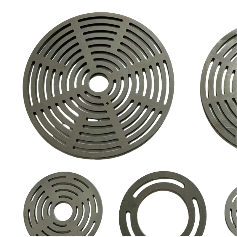 Air compressor suction discharge valve plate with glass carbon fiber filled peek for refinery petrochemical CNG storage