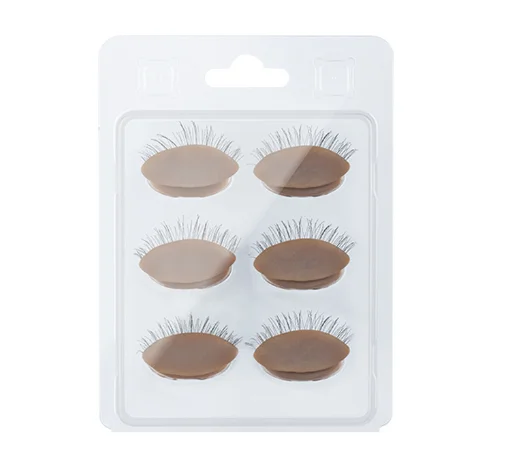 3 pairs replaceable eyelids Eyelash Replacement Eyelids used for eyelash training and practice eyelash extension