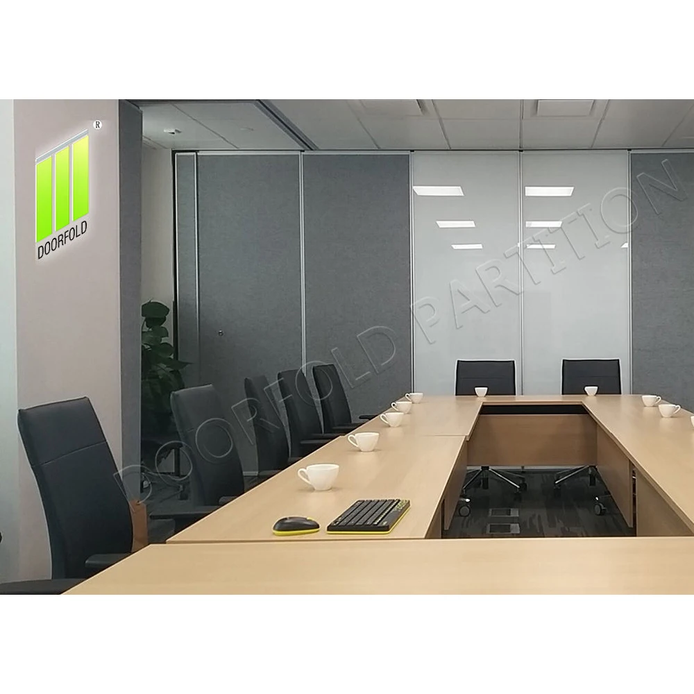 Green Acoustic Foldable Partition Walls Eco-Friendly Movable Dividers for Flexible Spaces