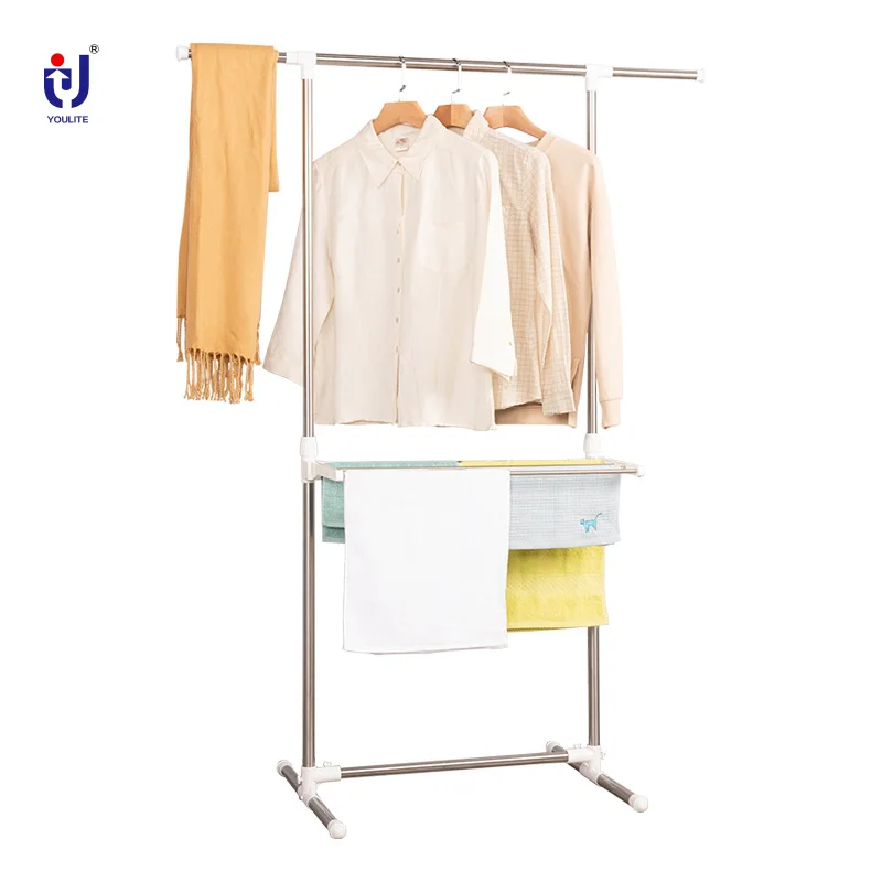Indoor and outdoor 2 Tier Collapsible Laundry Dryer 3 Layer folding Clothes Drying Rack