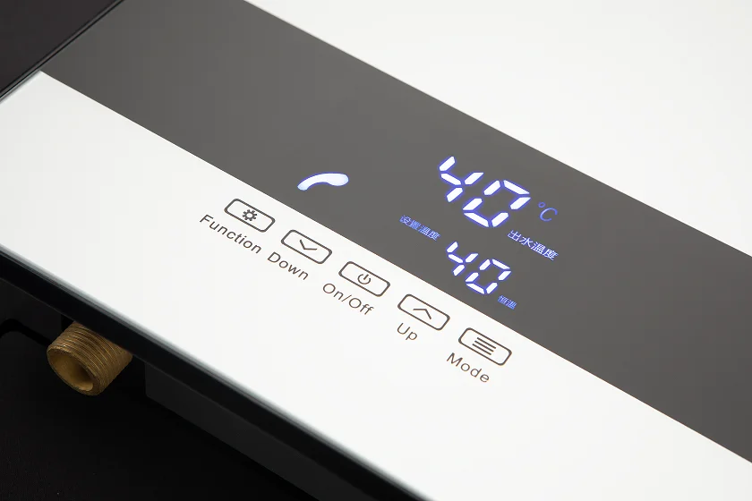 Intelligent 6.5KW 7.5KW 8.5KW Instant Tankless Electric Shower Hot Water Heaters Electr Geyser For Bathroom