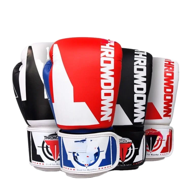 High Quality UFC Muay Thai MMA Boxing Professional Cowhide Leather MMA Gloves