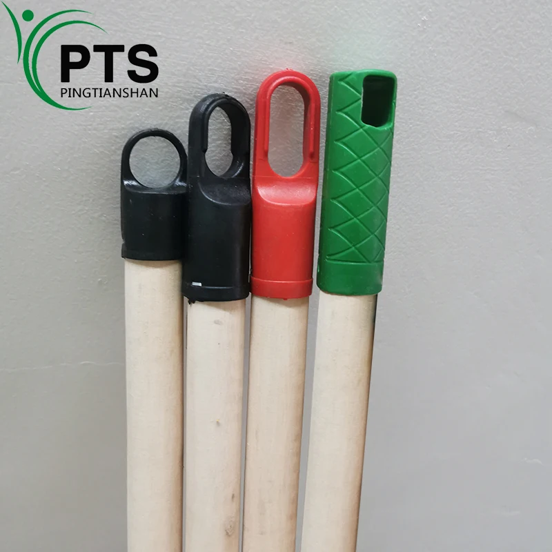 Customizable mop wood handle broomstick for sales pvc coated broom wooden