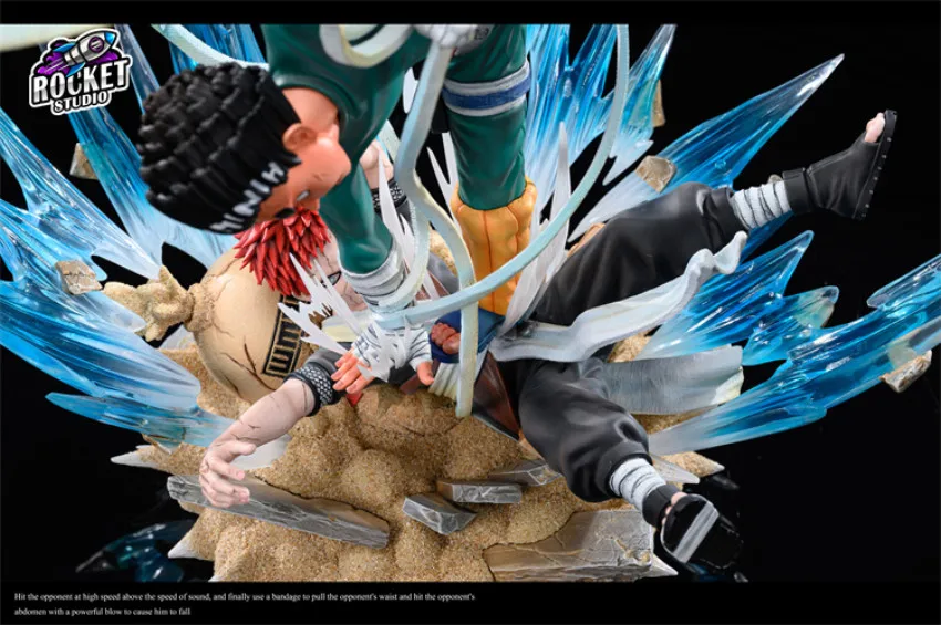 Japan Anime GK Rocket Lee vs Garra 1:6 action figure for pre order