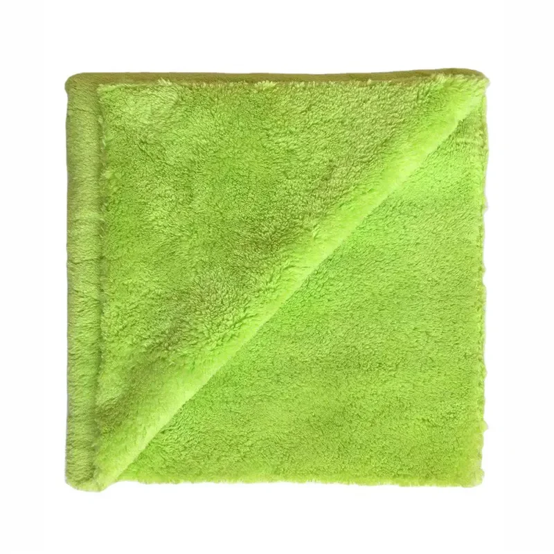 40x40 см оранжевый желтый 550gsm из микрофибры Коралловая флисовая ткань для чистки полотенец