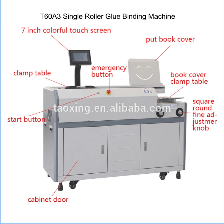 2020 Горячая продажа офисная печать магазин книга эффективная термоплавкая связывающая машина