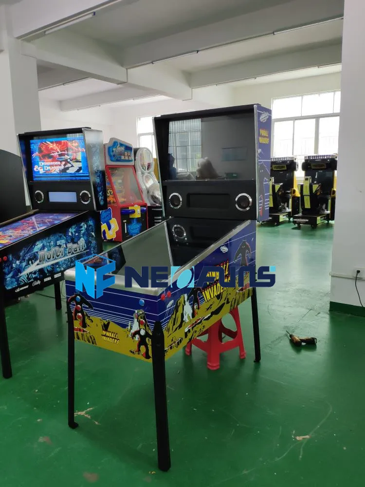 Neofuns Coin Operated Arcade Machine 43 Inches 3 Screens Virtual Pinball Pinball Game Machine
