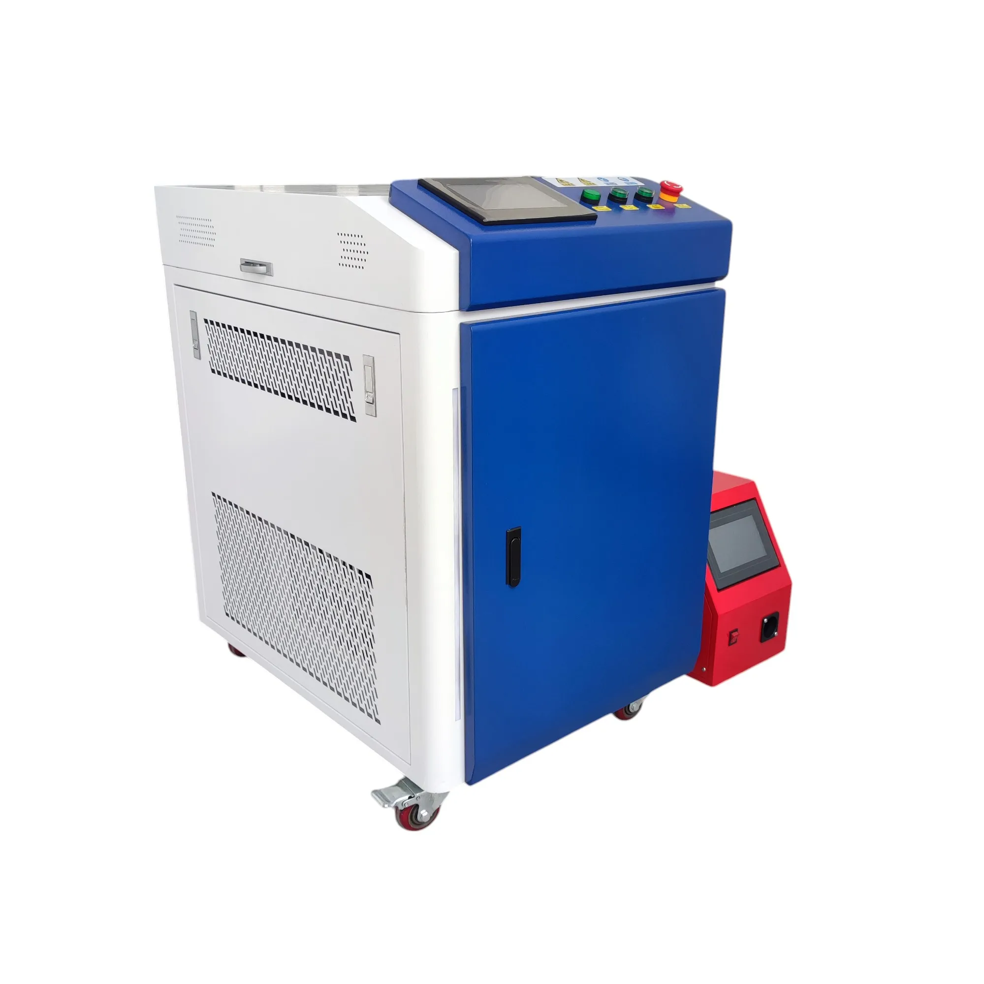 New 1500W Hand-held Fiber Raycus Laser Welder Auto Wire Feeder Metal Stainless Steel Carbon Copper Laser Welding Machine