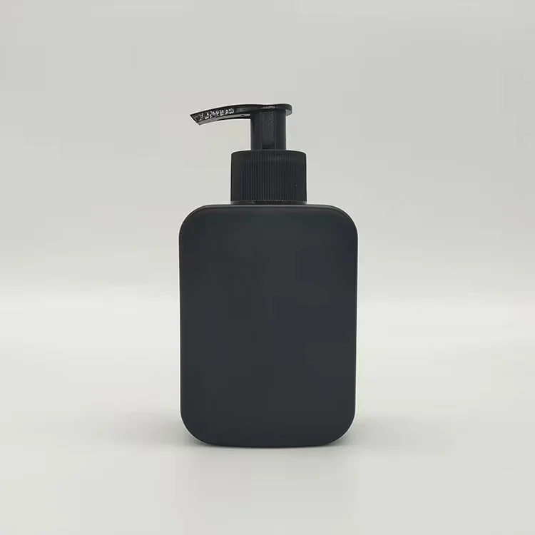 Wholesale Custom Cosmetic Body Wash Soap Plastic Bottle body Rectangle Hdpe pump Shampoo Lotion Bottle 150ml