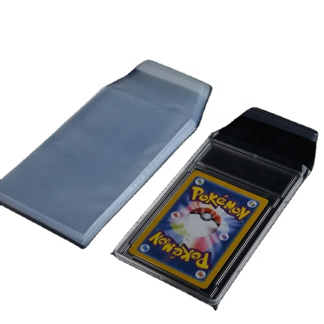 card sleeves custom holographic printing penny sleeves trading card holder