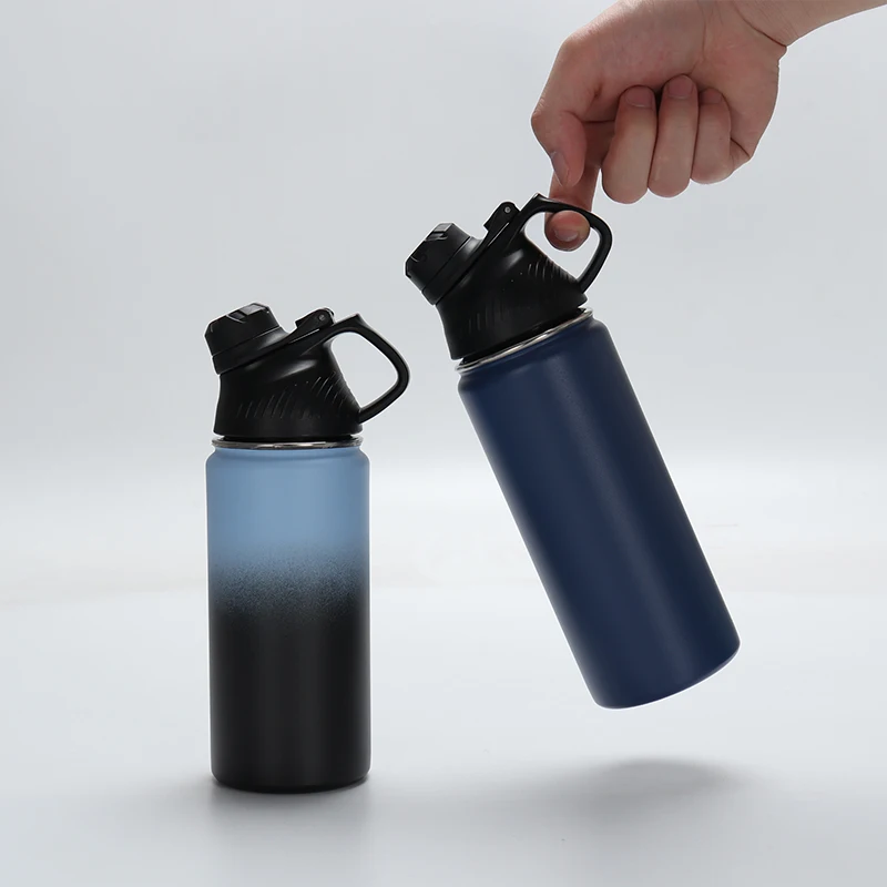 Branded Fashion Running Water Bottle Stainless Steel Kids Insulated Water Bottle With Lid