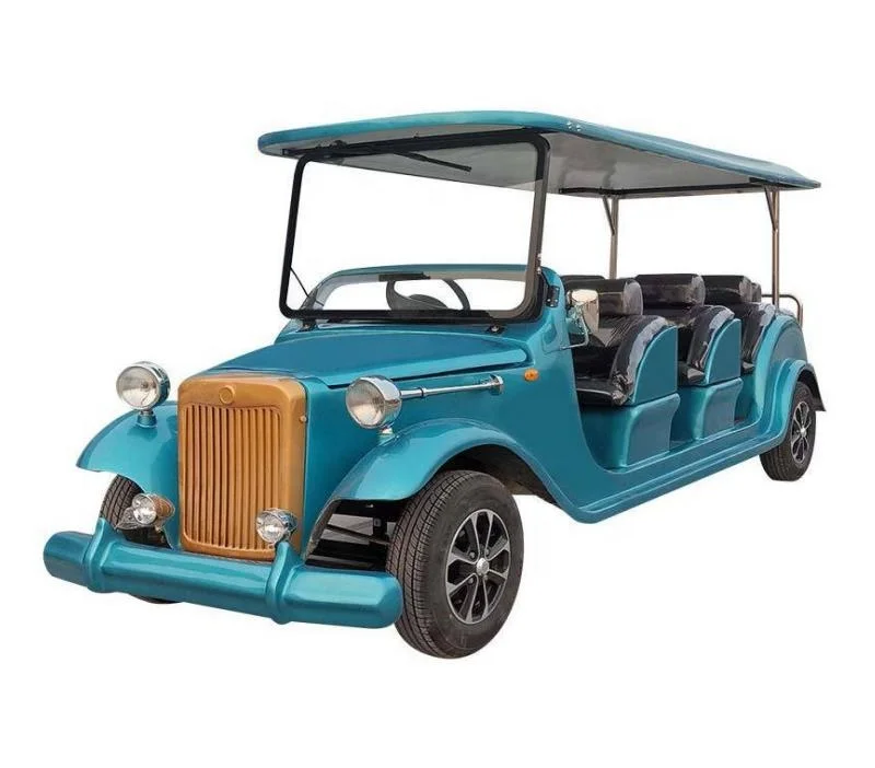 
 Китайский поставщик, низкая цена, Электрический винтажный автомобиль, 8 сидений, Электрический классический автомобиль  