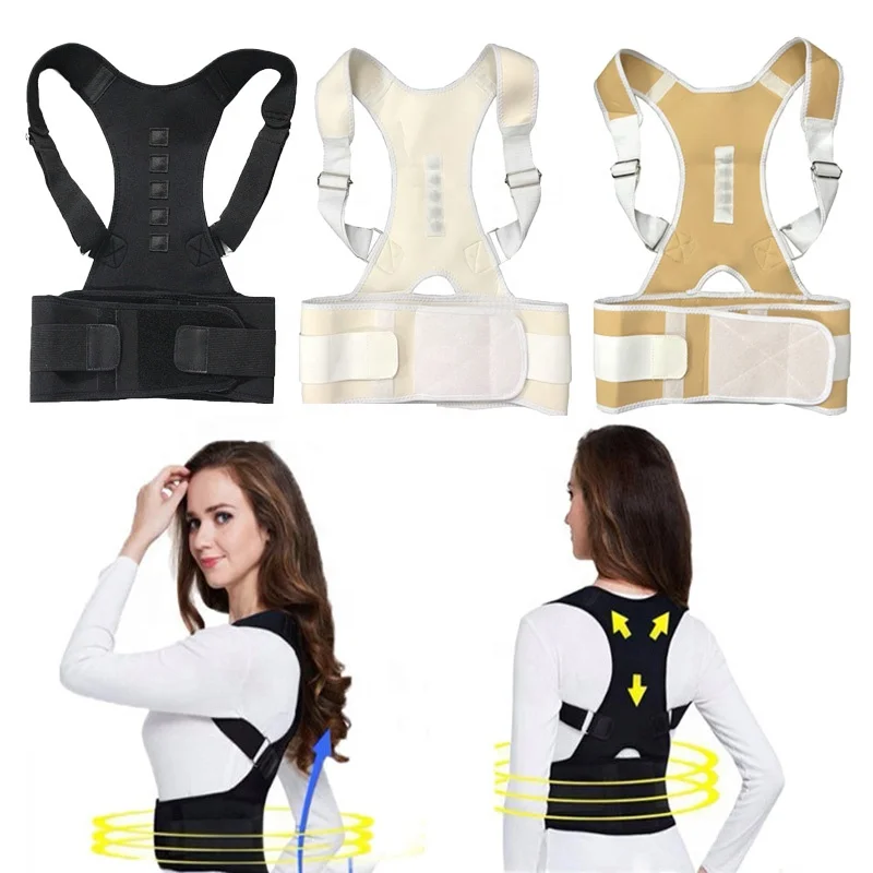 Adjustable Posture Corrector Corset Breathable Back Support Shoulder Lumbar Brace Support Straight Corrector for Men Women