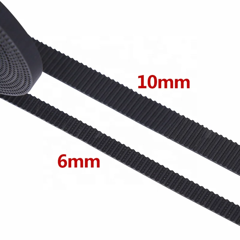 
GT2-6mm GT2-10mm open timing belt GT2 belt Rubber Aramid Fiber cut to length for 3D printer 