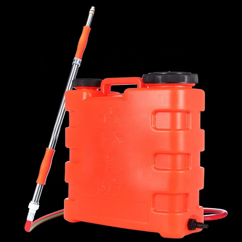 Forestry Manual fire Backpack with plastic water tank, Water Mist Fire Extinguisher