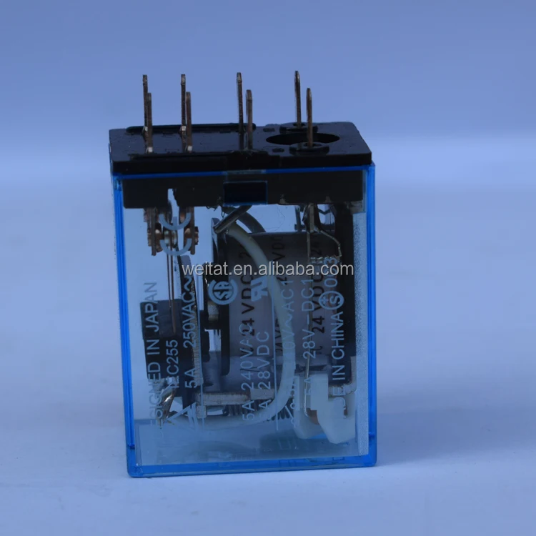 New original electrical component plug-in AC/DC small intermediate relay for industrial and building equipment