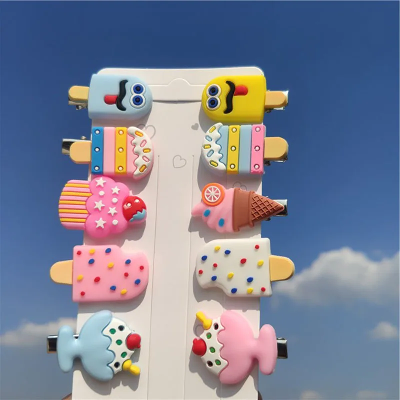 Cute Girl Rainbow Hairpins Cartoon Bobby Pin Hair Clips Girls Children Headband Kids Accessories