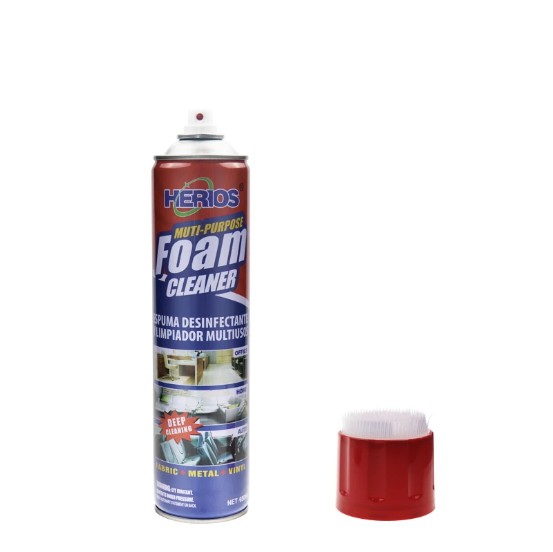 herios All Multi Purpose Car Foam Cleaner Foam Spray 650 ml For Car Cleaning