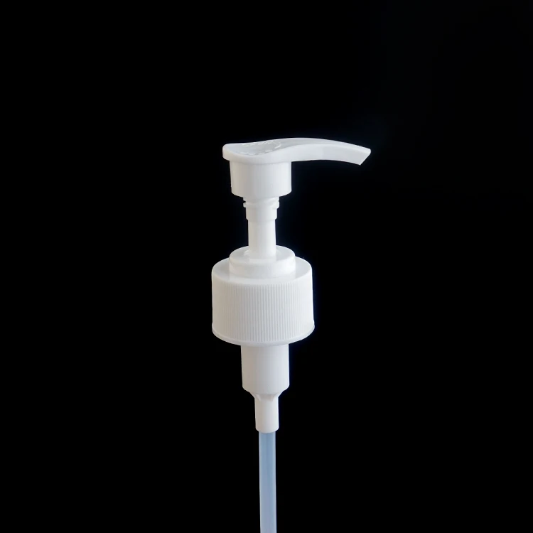 Fast Delivery Pop Up to Open White 28410 Lotion Pump With Stripe Surface, Extruding 2.2ml Output Each Time