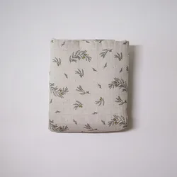 Custom Waffle Fabric Towel For Newborn Wrap Shower Gift With Printed Patterns Bamboo Cotton Baby Muslin Swaddle Blanket